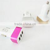 5.1a Portable Usb Car Charger 3 Usb Ports Car Charger Adapter for Smartphone thumbnail-4