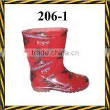 Red Mickey Pvc Rain Boots for Kids thumbnail-1