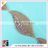 HC4778-1 Hechun Leaf Shape Fashion Beaded Fabric Trim for Long Evening Dress thumbnail-2