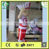 HI CE Hot Sale High Quality Used Boy Mascot Costume With Football for Sale thumbnail-6