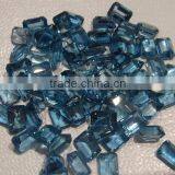 Blue Topaz Quartz Faceted Cut Loose Gemstone