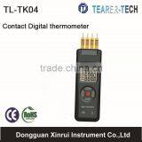 Industrial 4 Type K Input Digital Thermometers for Sale TL-TK04 With Large LCD Display