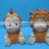 Plastic Postgirl Saving Box With a Red Dress ,money Box ,coin Bank thumbnail-4