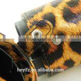 Hot Selling Vegan Travelling Wooden Handle 7PCS Leopard Makeup Brush Set With Cylinder Cup thumbnail-4