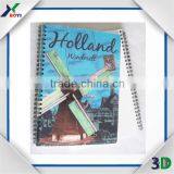 PP/PET Plastic Cover 3D Lenticular Printing Note Book thumbnail-3