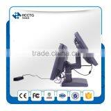 15' All in One Dual Screen Touch Widows POS Terminal Machine -HZQ-T9080D thumbnail-3
