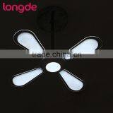 Single CCT Creative Deformable Fan Shape LED Ceiling Pendant Lamp for Restaurant thumbnail-3