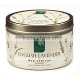 Scented Soy Wax Travel Tin Candle, round candle