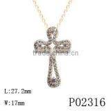 Fashion Hip Hop Religious Cross Necklace Pendant For Unisex thumbnail-6