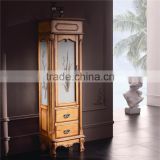 Solid oak classical commercial hotel project bathroom vanity bath cabinet