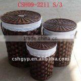 New Style of Willow Laundry Basket thumbnail-1