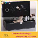 2014 Newest Custom Leather Wine Box for 2 Bottles