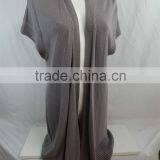 15JWB0128 Woman Summer 100%bamboo Fiber Short Sleeves Cardigan Sweater thumbnail-1