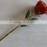 Valentine's Day Red Rose, 24k Gold Plated Rose thumbnail-2