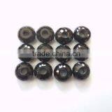 AAA Quality Black Onyx Fancy Stylist Roundel Big Hole Beads thumbnail-2