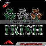 Hot Sale Motifs Wholesale Irish Rhinestone Appliques for T Shirts thumbnail-1