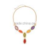 Pretty Steps 2014 Fashionable Jewelry Necklace,Colorful Stones Necklace thumbnail-1