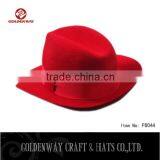 Man's Panama Hats Red Cowboy Hat for Party thumbnail-2