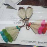 Wholesale Sunshine Color Fashion Horsehair Tassels Made by Hand Woven Horsehair Dip Dye Horse Hair Tassel thumbnail-2