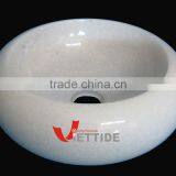 Round Natural White Marble Sinks, Basins thumbnail-1