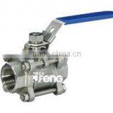 3PC With Internal Thread Ball Valve