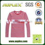 2015 New Fashion Wholesale Black and White Stripe T-shirt Flat Knit Mens Blue Yellow Stripe T-shirt thumbnail-2