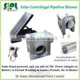 SUNNY Solar Panel + Grid Electricity Powered 24 Hours Nonstop Centrifugal Pipeline Air Blower Ceiling Fan thumbnail-1