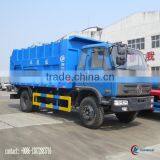 170hp DONGFENG 4*2 Hydraulic Docking Waste Truck 15 m3 thumbnail-1