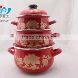 ENAMEL CASSEROLE DARK COLOR thumbnail-2