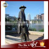 Life Size Stevie Ray Vaughan Bronze Male Statue thumbnail-3
