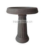 Cement Outdoor Handmade Garden Bird Bath Hot Sale thumbnail-5