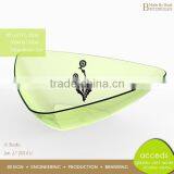 Handmade Borosilicate Clear Glass Fruit or Salad Bowl thumbnail-6