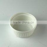 Pure White Ceramic Porcelain Type Bakeware Type Ramekin,ice Cream Serving Bowl thumbnail-2