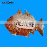 Glazed Fish Shape Welcome Signs for Front Door thumbnail-1