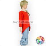 Triple Ruffle Pants Children Clothing Sets Mustard Pie Fall Winter Outfits Fall Boutique Girl Clothing thumbnail-3