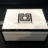 Lacquered Boxes, White & Black Trim Modern-decorative-boxes thumbnail-5