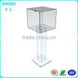 2016 Cheaper Floor Standing Acrylic Jewelry Display Box With Lock thumbnail-2