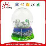 Resin Mini Glass Snow Globe of Paris Snow Globe Souvenir thumbnail-1