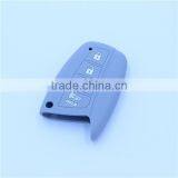 Factory Wholesale Exclusive Silicone Car Key Cover For Hyundai 4 Buttons thumbnail-3