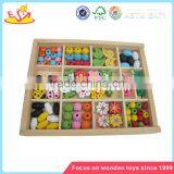 Wholesale DIY Intelligent Wooden Beads Box Toy Colorful Kids Wooden Beads Box Toy W11E011 thumbnail-5