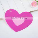 Custom Silicone Coasters Heart Shaped Colorful Silicone Pot Coaster thumbnail-5