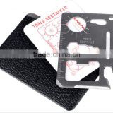2016 new outdoor camping tool card knife large Swiss Multifunction credit card