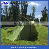 Green Color Camping Tents 2 Person Waterproof Use for 4 Season thumbnail-2