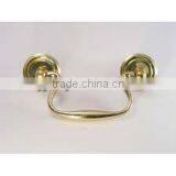Polished Brass Drop Bar Cabinet Handles thumbnail-1