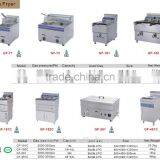2016 New Product 1 Tank 2 Basket Gas Fryer 48L Deep Fryer Gas for Sale thumbnail-6