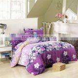 Home Tetile 2016 New 3D Bedding Sets Purple Flower Duvet Cover Set Bed Linen Bed Set Duvet Cover Sheet Pillowcase Queen Size. thumbnail-3