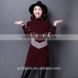 2017 Fashion Plain Hand Knitted Sweater Women Cashmere Sweater thumbnail-3
