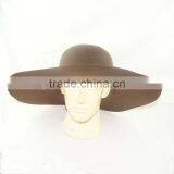 Brown Color Wide Brim Hard Hat, Mens Felt Hat thumbnail-4