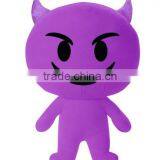 2016 Plush Mobile Keychains Emoji Key Rings With Hat Christmas Keychain thumbnail-6