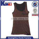 Custom Print Plain Spandex Loose Tank Tops for Women